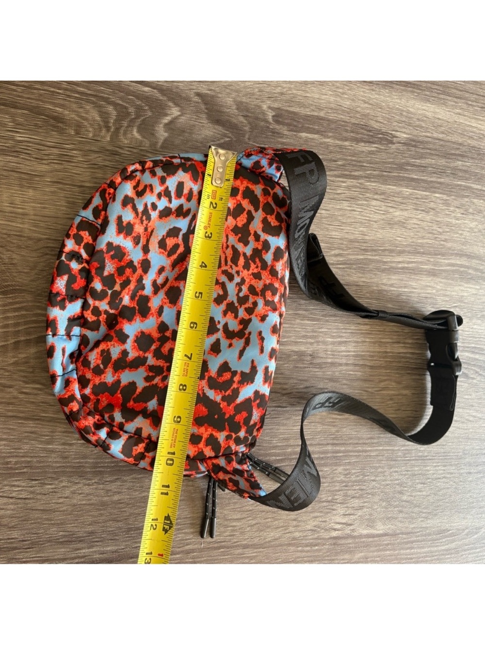 NEW! Free People Movement animal print quilted sling belt bag; sci fi leopard - Picture 11 of 16